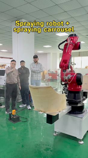 8.1K views | Six-axis robot arm span 1.5 meters load 6kg #spraying robot#stamping robot#welding robot#loading and unloading robot#transportation palletizing robot | Yoko Robot | Facebook