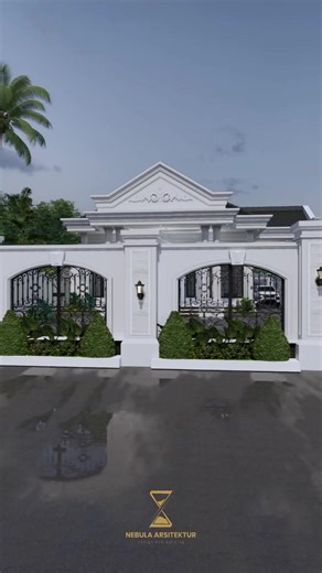 Desain Rumah Klasik Mediteranian 11×19 Owner : Tn.Riski Lokasi : Sukadana, Lampung Timur Design By Nebula Arsitektur rumah klasik mediteranian satu lantai #desainrumah #rumahklasik #arsitek #rumahidaman #interiordesigner