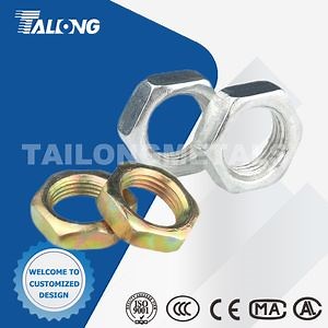 [Hot Item] Hex Thin Nut Surface Galvanizing Carbon Steel or Stainless Steel Hexagonal Nut