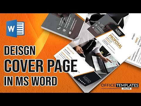 How to Design Cover Page in MS Word | DIY Tutorial