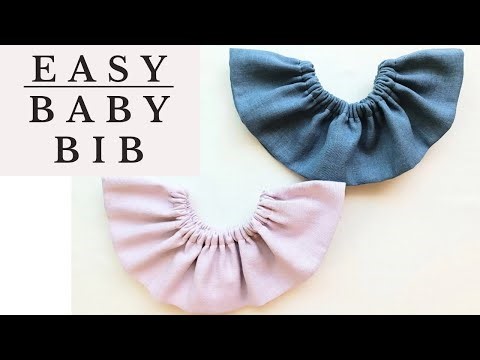 How to sew a Baby Bib - Make a drool bib/DIY Reversible Baby Bibs Tutorial