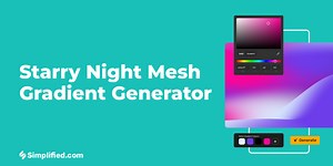 Create Stunning Starry Night Mesh Gradients with Ease Using Our Advanced Generator