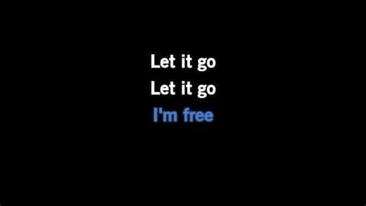 Karaoke Let It Go - Frozen (2013 film) - CDG, MP4, KFN - Karaoke Version