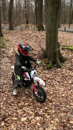 Moto cross électrique enfant kerox 500 W petite tout en forêt
