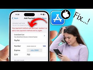Your payment method was declined. update it or add a new payment method and try again Fix 2025