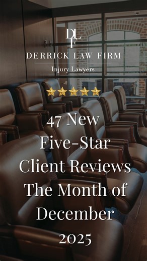 New FIVE-STAR reviews for Derrick Law Firm Injury Lawyers from December 2025. ⭐️⭐️⭐️⭐️⭐️ Over 5,000 5-Star Reviews from our clients, our community, and other attorneys. While past results do not guarantee future results, you are guaranteed our best efforts. Dirk Derrick, 3023 Church St, Myrtle Beach, SC 29577. | Derrick Law Firm Injury Lawyers