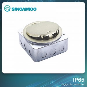 [Hot Item] Easy Mount Round Waterproof Floor Box Cover Plate