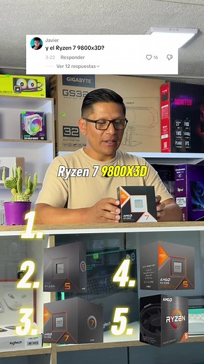 🤖Otro TOP 5 de procesadores de AMD según sus comentarios🎖️ Los procesadores de @amd_latam actualmente han destacado por su capacidad en gaming y para trabajo, pero ¿cuáles son los mejores? Esta es una nueva lista de mejores procesadores de AMD para ensamblar tu nueva PC según sus comentarios Si buscas este u otros modelos y marcas, los encuentras en nuestra web 🌐 tecnobytesec.com Y si necesitas ensamblar tu nueva Pc contáctate con nosotros y te asesoramos. ✅ Hacemos envíos seguros a todo el E