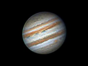 Jupiter rotation through Takahashi Mewlon 250