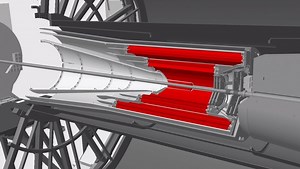 Our #PhotoOfTheWeek brings you a gif showing the prototype of the ALICE experiment sub-detectors highlighted in red, during the third operational run planned for 2022-2024. The ALICE detector sits in a vast cavern 56 m below ground in a small French town, receiving beams from the #LHC. Read more to find out how the experiment is tuning up to make even more precise measurements of the quark–gluon plasma for the run 3. https://cerncourier.com/a/alice-revitalised/ | CERN