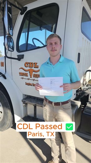 Congratulations CDL skills test this week #longviewtx #sanantonio #springbranchtx #cdlprep #pretrip