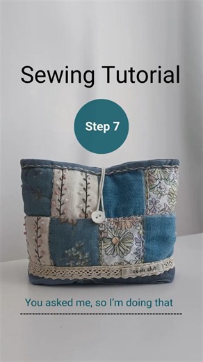 Let's Shape the Makeup bag according to the Pattern | Step 7: Make seams and Remove corners #shorts