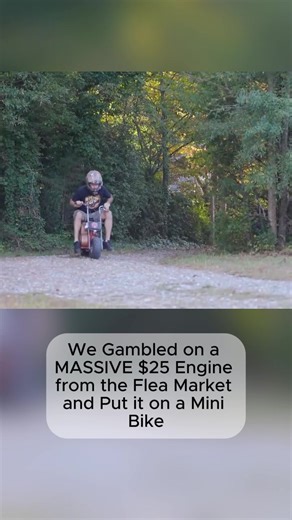Huge $25 Engine Gamble for Mini Bike Build