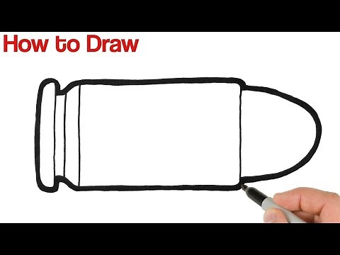 How to Draw Bullet Easy