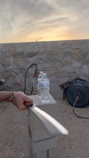 Water Bottle Challenge with This Chopper #ToolTest #Viral