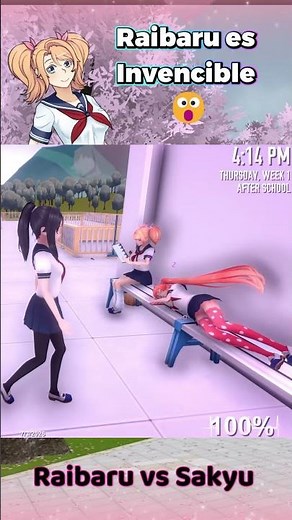Raibaru DEMUESTRA su fuerza contra Sakyu 😱💪 #yanderesimulator