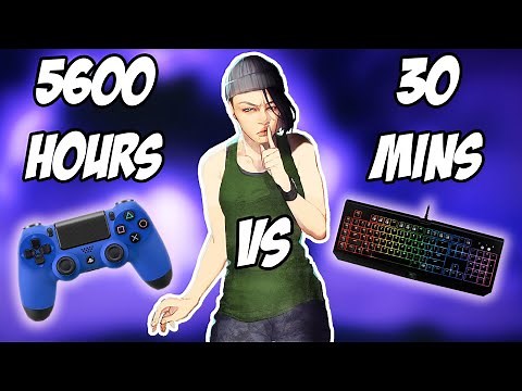 5600 Hour Controller Gamer Uses Keyboard & Mouse