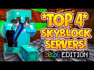 TOP 4 SKYBLOCK SERVERS *SPRING* EDITION | Bedrock & JAVA BEST Skyblock | 1.8/1.19/1.20/BEDROCK