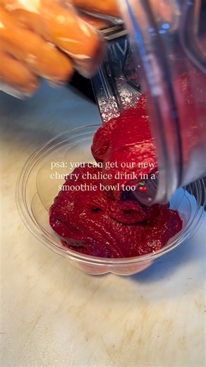 Any cherry lovers here? 🍒 let us know what you think! 😋 #cherrysmoothie #cherrylover #thrivejuicelab | Thrive Juice Lab
