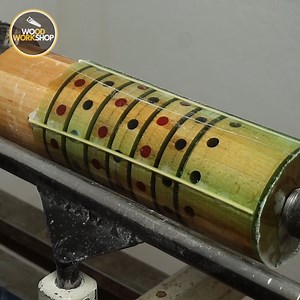 192K views · 3.7K reactions | Woodturning - Christmas Tree Lamp | Wood Workshop | Facebook