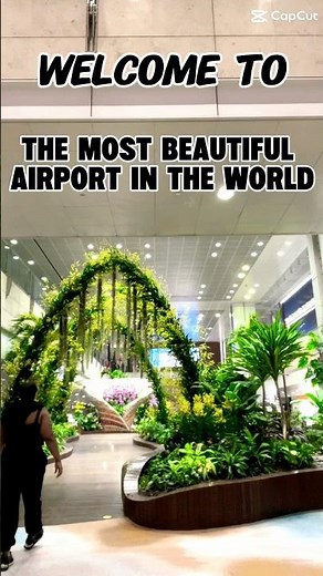 The Most Beautiful Airport in the World? Exploring Singapore Changi Airport #shorts