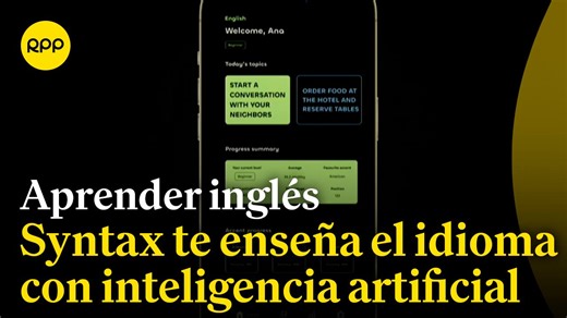 🔴 Syntax es una app que te enseña inglés con inteligencia artificial a través de una llamada por teléfono. Alexander Morales Panitz y Matías Aveldaño son dos de los desarrolladores de esta aplicación y nos explican mejor su funcionalidad. 👉 https://youtu.be/yRNr6CI_L0c #FamiliaPuntoCom | RPP Noticias