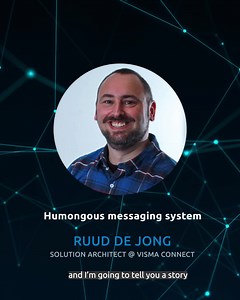Visma Connect has built one of the largest messaging systems in the world. Ruud de Jong will tell everything we have learned and experienced using MongoDB to implement this humongous messaging system 👇 | Visma