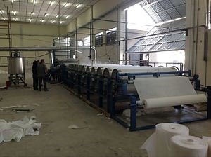 [Hot Item] Embroidery Back Fabric Production Line