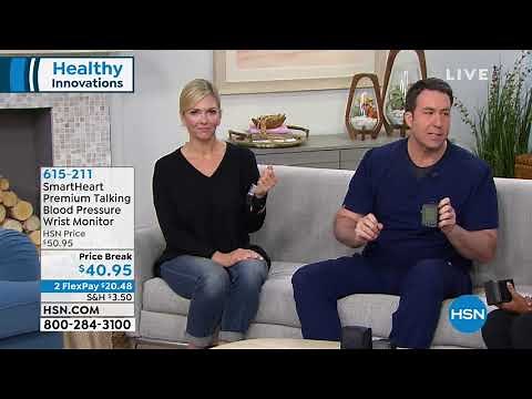 SmartHeart Premium Talking Blood Pressure Wrist Monitor
