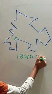 Can you find the angle sum in this giant polygon? (Geometry/Trigonometry 11) #maths #shorts #viral