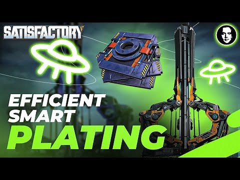 Efficient Smart Plating Factory Tutorial & The Space Elevator - Satisfactory New Player Guide EP8