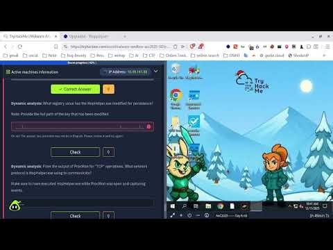 I Analyzed HopHelper exe in AOC 2025 Day 6 – Flags & Persistence Exposed