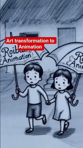 Art transformation to animation#art #animationshorts
