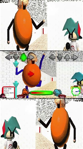 Friday Night Funkin' Baldi's Basics Madness (#baldi #fnfmod) Bully VS BF in Standoff