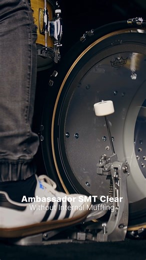 Experience your kick sound like never before with the Remo Ambassador SMT Bass Drumhead 🔥🥁 Powered by Remo Sub Muff'l Technology (SMT™), these pre-muffled bass drumheads feature an externally mounted dampening profile with free-floating acoustic foam – giving you: ✅ Full shell resonance ✅ Enhanced attack ✅ Controlled highs & mids ✅ Deep, powerful low-end punch From wide-open tuning to tight and focused, SMT delivers a broad tonal spectrum that’s perfect for live gigs and studio sessions alike.