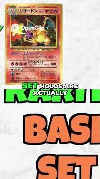 RAREST Pokemon Card NO RARITY Japanese Charizard!