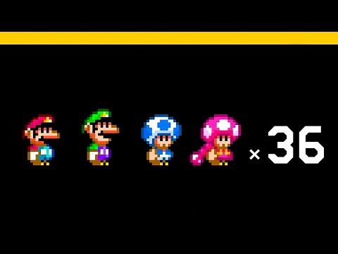 Super Mario Maker 2 – 4 Players Full Game Super Worlds Local Multiplayer (Co-Op) Walkthrough