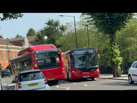 *Fast bus* First bus, enviro 200 MMC EV (LJ18FKE): Route 70 to South Kensington