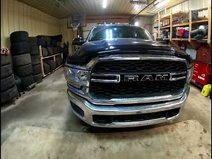 Cheap fog light install for 2500 Ram Tradesman!