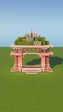 Build This Aesthetic Nether Portal in Minecraft! 🌸 #shorts #minecraft #tutorial