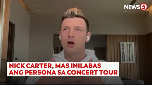 22K views · 156 reactions | Ibinahagi ng Backstreet Boys member na si #NickCarter ang kanyang persona bilang tao at bilang artist. Ito ang gusto niyang ipakilala sa audience sa concert tour niyang “Who I Am” na dadalhin niya sa Manila. #News5 | News5 | Facebook
