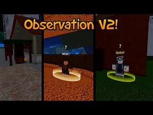 How to get observation v2 - Blox Fruits