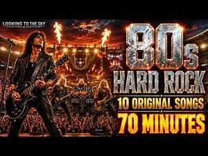 80s HARD ROCK ANTHEMS 🎸 10 Original Songs | 70 Minutes of Epic Arena Rock