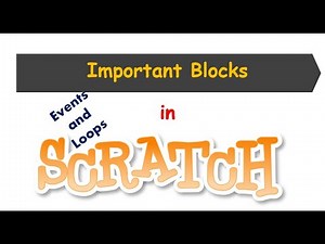 Events and Loops: Important Blocks in Scratch