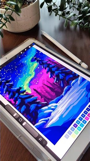 iPad coloring therapy 🖌️