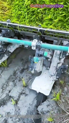 Impressive Efficiency – Modern Rice Transplanter in Action