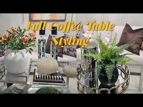 FALL COFFEE TABLE STYLING IDEAS | STYLE WITH ME