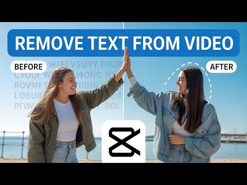 Free! How to remove watermark from video using Capcut? | Tutorial