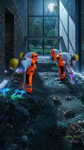 DIY 3D Epoxy Floor Tutorial Luxury Look for Less #nhadepai #shorts #asmr #diytransformation #diy