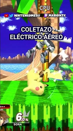 💥 The BEST PIKACHU LEVEL 1 COMBOS #shorts #smashbrosultimate #pikachu